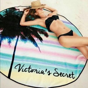 Victoria's Secret round beach towel or beach blanket